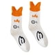 thumbnail image 4 of Calcetines con cabeza de ganso, novedosos calcetines de juego de gansos, divertidos calcetines de animales, disfraz unisex Naranja blanco, 4 of 9