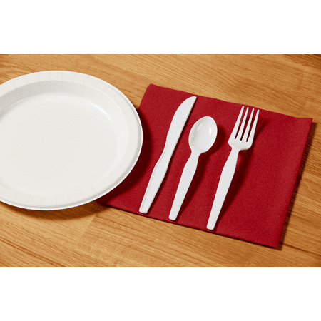 Dixie Heavy-Weight Disposable Plastic Spoon, TH217, 1,000 Count