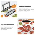 thumbnail image 5 of Disketp Acorns And Autumn Leaves Elastic Travel Luggage Cover Travel Suitcase Protective Cover For Trunk Case Apply To 18''-32'' Suitcase Cover (Luggage not included)-Large, 5 of 9