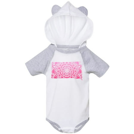 

Inktastic South Dakota Silhouette Mandala Gift Baby Boy or Baby Girl Bodysuit