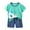 B355-Mint Green, variant on UAYOTSE Toddler Baby Boys Summer Outfits Short Sleeve Tops and Pants Clothes Set,Sizes 2-3 Years