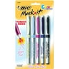 Bic Mark-It Permanent Markers Ultra Fine Point 5/Pkg-Color Collection