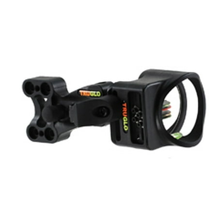 TruGlo Carbon XS 4-Pin Archery Bow Sight, .019, Black - (Best Bow Sight For Deer Hunting)