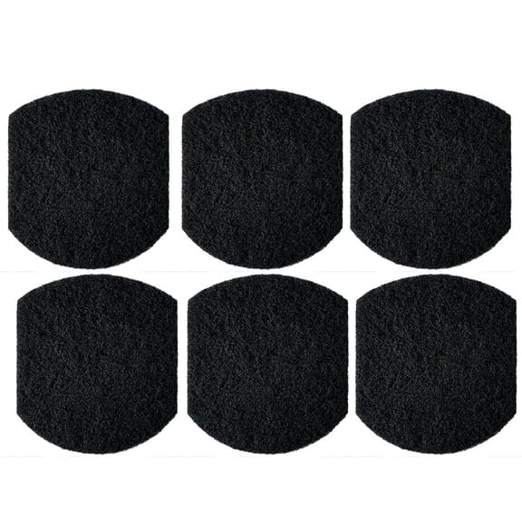 Qzbhct 6 Pack Activated Carbon Filters Compatible with Ubbi Steel Diaper Pail, 5.5 Inch x 5 Inch Trimmable Pads