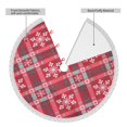 thumbnail image 4 of Faldas para árbol de Navidad a cuadros de 36 pulgadas, tapete para árbol de Navidad para fiestas de invierno, falda para árbol de Navidad para decoraciones navideñas rústicas, 4 of 8