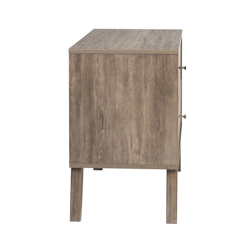 pix 2 Drawer Nightstand Charcoal Gray - Project 62 prepac milo mid century modern 2 drawer nightstand drifted gray