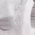 thumbnail image 6 of Hammered Filigree Hollow Earrings Layer Teardrop Hook Fashion Women Gold Jewelry, 6 of 6
