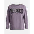 thumbnail image 5 of Women's Halloween Perfectly Wicked Graphic Fleece Sweatshirt from Way to Celebrate, Sizes S-3XL, 5 of 5