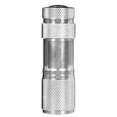 thumbnail image 1 of Trayknick Mini 9 LED Ultra Violet UV Blacklight Portable Flashlight Torch Light Lamp Silver XS, 1 of 13