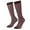 Coffee, variant on 4 Pairs Men's Ultra Thin Silk Sheer Business Socks Summer Breathable Dry Fit Crew Socks (4 Colors)