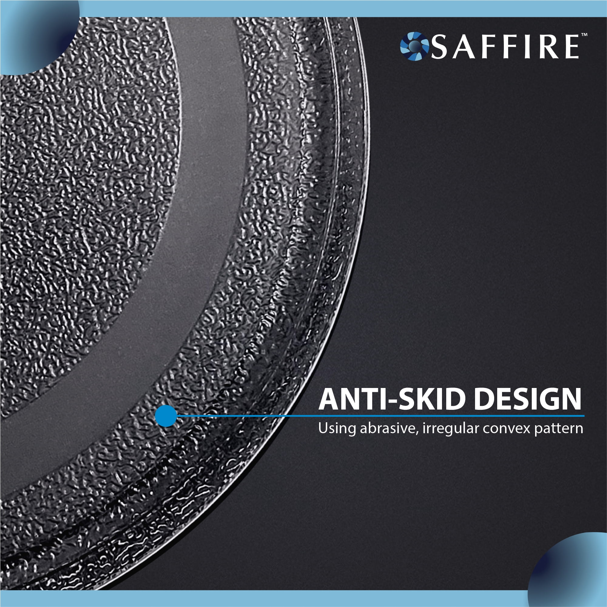 Saffire 12.5"- 31.75 cm Glass Microwave Turntable Plate for GE WB39X10002 and WB39X10003