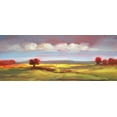 thumbnail image 2 of Dag, Inc. 14x8 Gold Ornate Wood Framed with Double Matting Museum Art Print Titled - Landscape 105, 2 of 4