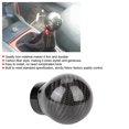 thumbnail image 3 of Universal Carbon Fiber Style GearKnob Head Lever Cover Car Modification Accessory, 3 of 8