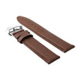 thumbnail image 2 of 24MM LEATHER BAND STRAP BUCKLE CLASP FOR BAUME MERCIER WATCH WATERPROOF L/BROWN, 2 of 2