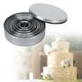 thumbnail image 3 of Stainless Steel Mousse Mold,12pcs Portable Round Cutting Round Cookie Molds Biscuits Cutting Mold Best in its Class, 3 of 9