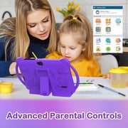 Android Tablet 7 Inch Kids Tablet with Protective Case, 4GB+32GB (Supports 512GB), Dual Cameras, 3000mAh Battery, WiFi 6, 1080P HD - Perfect Holiday/Birthday Gift