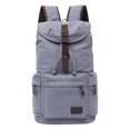thumbnail image 4 of Mochila Hugo de lona ligera de viaje estudiante hombro al aire libre gris, 4 of 10