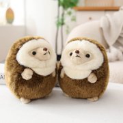 Chubby Hedgehog Stuffed Animal-Fluffy Soft Stuffed Hedgehog Plush Toy Cute Creativity Birthday Gift