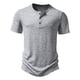 thumbnail image 2 of pstuiky Camisa de manga corta para hombre, Camiseta de manga corta con cuello redondo y estampado liso para hombre ropa de hombre l, 2 of 7