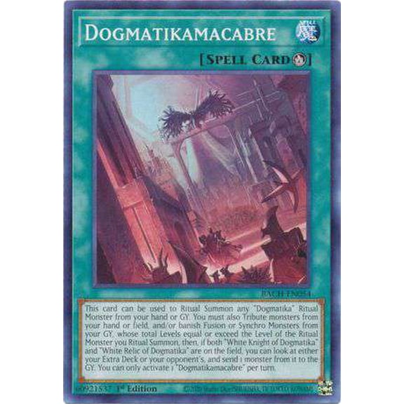 YuGiOh Battle of Chaos Common Dogmatikamacabre BACH-EN054