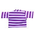 thumbnail image 1 of Fashion Camiseta a Rayas de Cortas para 18 Pulgadas Americana Muchacha Doll púrpura, 1 of 4