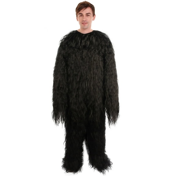 HPO| Adult Unisex Hairy Warrior Ape Fighter Yeti Costume| Non-flammable Synthetic Fabric