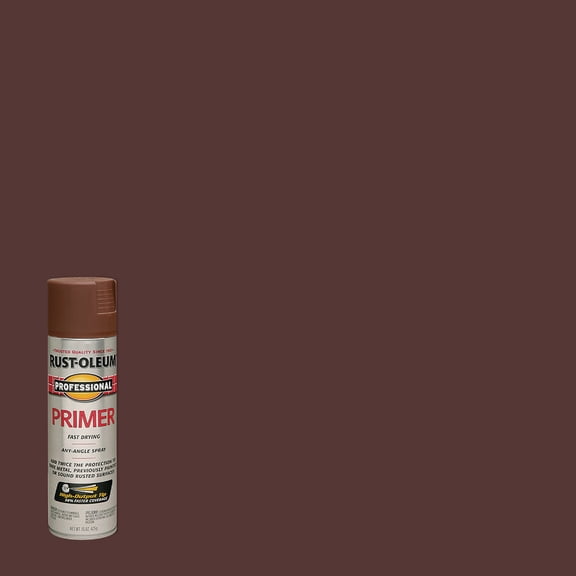 Rust-Oleum Professional Primer Spray - Durable, Flat Red - 6 Pack, 15 Oz