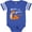 Football Blue and White, variant on Inktastic Hugs and Hisses Cute Snake for Valentines Day Boys or Girls Baby Bodysuit