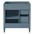 thumbnail image 4 of LiviNest 30 Inch Small Bathroom Vanity: 5-in-1 Storage Cabinet with 3 Drawers & Tip-Out Tray - 300lbs Capacity for Apartment & Guest Bath - Modern Design with Roman Legs & Soft-Close, 4 of 6