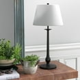 thumbnail image 2 of Evelyn&Zoe Wilmer 28" Modern Metal Table Lamp with White Drum Fabric Shade, 2 of 7