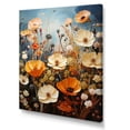 thumbnail image 2 of Designart "Orange Yellow Seasonal Flowers Seasonal composition III" Floral Canvas Art Print, 2 of 5