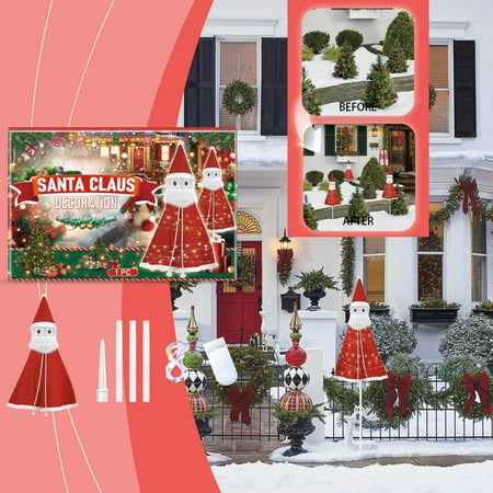 

Bust Sculptures Christmas Santa Decoration Ornaments Atmosphere Santa Toys Detachable Lightweight Toys