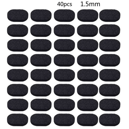 

TINYSOME 40 Pieces Self Adhesive Anti-Slip Thin Nosepads Soft Foam Nose Pads for Eyeglasses Sunglasses Reading Glasses