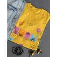 thumbnail image 3 of Colorful Buon Ferragosto T-Shirt Women -Image by Shutterstock, Female Medium, 3 of 4
