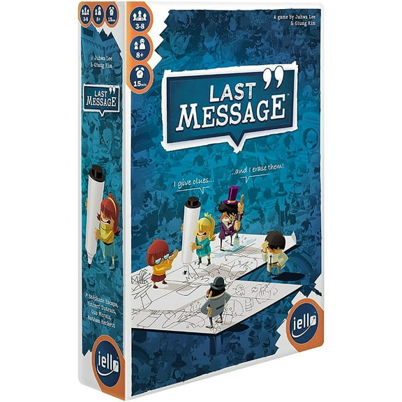 Last Message - IELLO Memory & Deduction Game, Family, Ages 8 , 3-8 Players, 15 Min