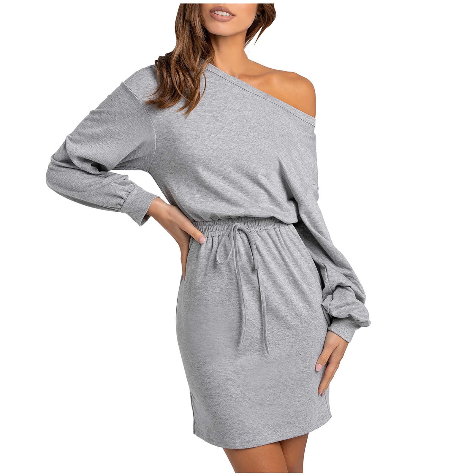 YFPWM Dress for Wedding Guest Women Halter Mini Dress Halter Neck Skirt Forked Midi Dress Daisy