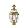 thumbnail image 6 of Livex Lighting Monterey 2 Light Outdoor Post Lantern, 6 of 7