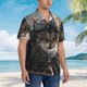 thumbnail image 3 of Fotbe Pilot Cat In Vintage Plane Camisa Hawaiana para Hombre Unisex – Camisa Casual de Verano con Botones de Manga Corta de Algodón y Lino,XX-Large, 3 of 7