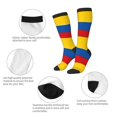thumbnail image 4 of Colombian Flag Knee High Socks for Women Long Leg Warmers Socks, 4 of 7