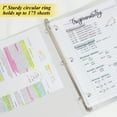 thumbnail image 4 of BAZIC 3 Ring Binder 1" Economy Binders White, Hold 175 Sheets, 1-Count, 4 of 5