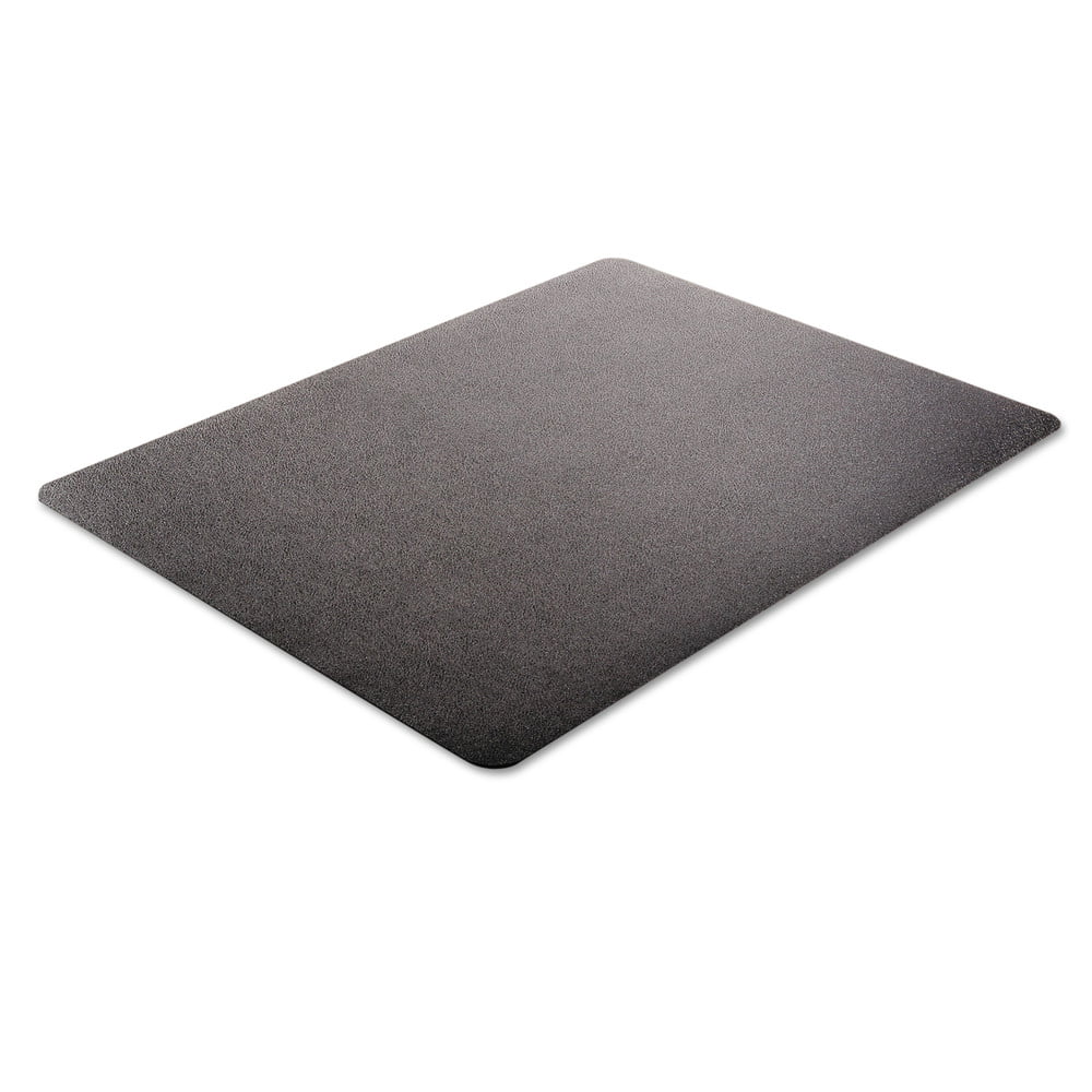 Rectangle Deflecto SuperMat Clear Chair Mat CM24243 Beveled Edge 45 x 53 Inches Hard Floor Use 