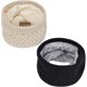thumbnail image 1 of Juego de 2 bufandas cálidas de invierno con cuello infinito, bufandas de doble capa gruesas de lana a prueba de viento, regalos para mujeres y hombres (B-negro y beige) JAMW Sencillez, 1 of 5