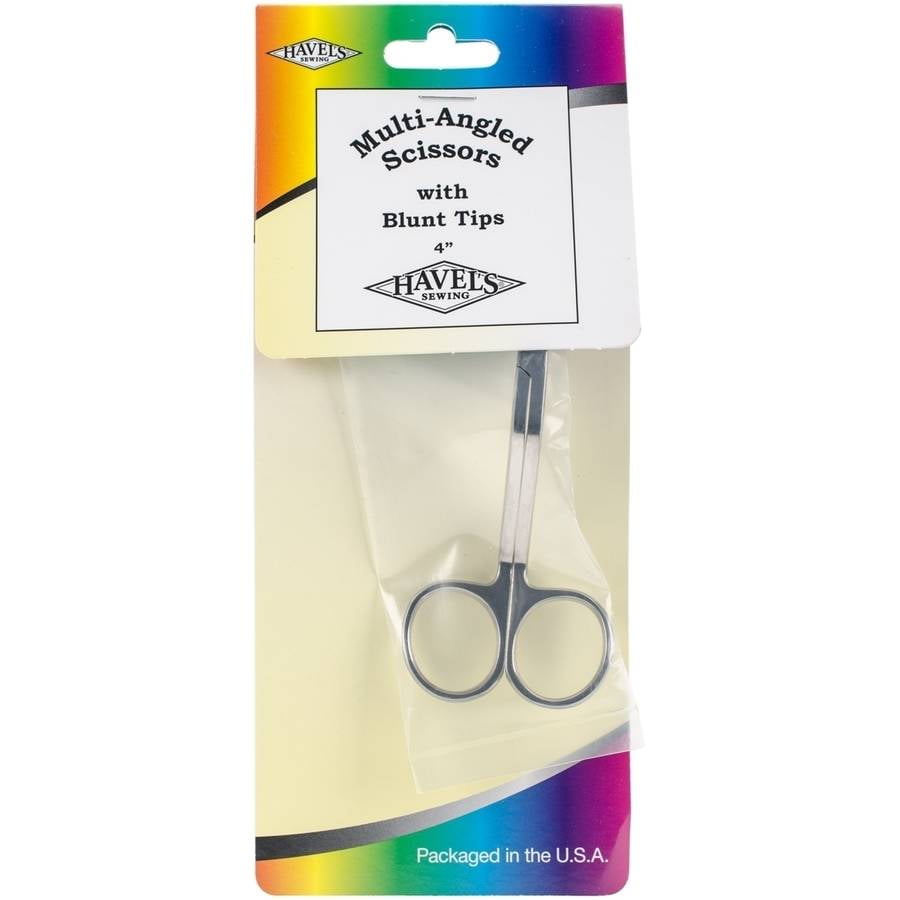 Multi-Angled Lace & Applique Scissors, 4', Blunt Tip