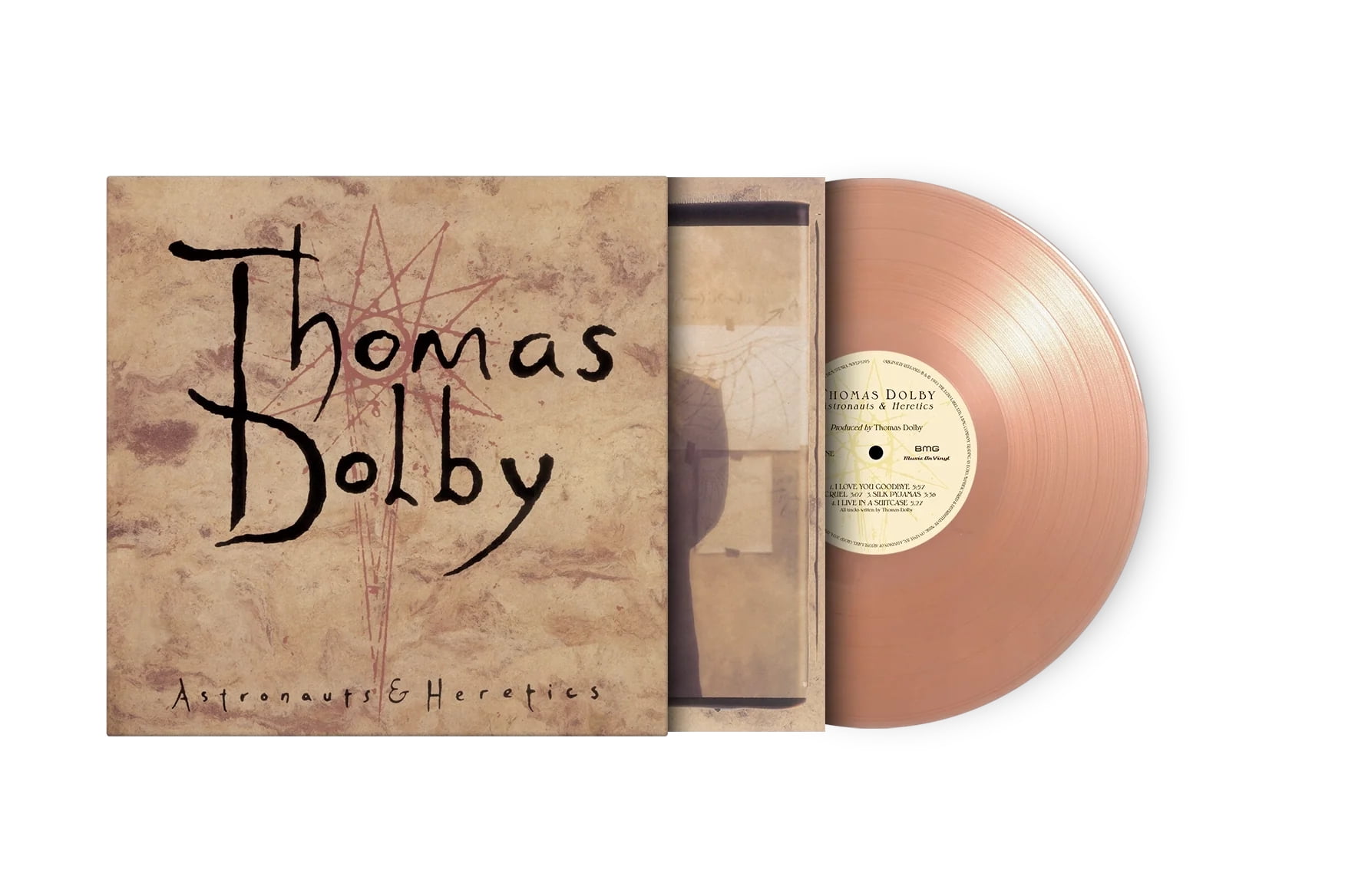 Thomas Dolby - Astronauts & Heretics - Limited 180-Gram Pink & Silver Marble Colored Vinyl - Music & Performance