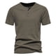 thumbnail image 2 of pstuiky camisetas de hombre, Camiseta de manga corta con cuello en V doble para hombre, talla grande, moda Fallow Priming. camisas casuales para hombre m, 2 of 4