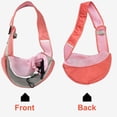 thumbnail image 4 of Mochila portabebés FeiMax para perros pequeños y gatos de 10 libras, color rosa, 4 of 7