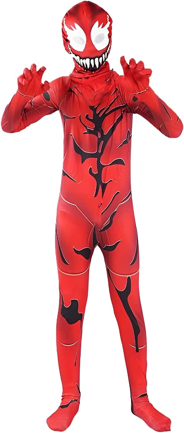Venom Costume Superhero Halloween Bodysuit Kids & Adults Dress Up Jumpsuit Cosplay Outfits