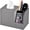Grey, variant on Square Tissue Box Cover,Multifunctional Tissue Box Holder,Tissue Box with Storage,Tissue and Remote Control Holder,Tissue Box Decorative Desk Organizer for Home&Office