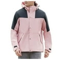 thumbnail image 3 of Plus Size Rain Coats with Hoods,Men's/Women's Single Layer Hiking Raincoat Outdoor Windbreaker Jacket For Trekking,Hiking Apparel,Camping Rain Jacket(Size:L), 3 of 9