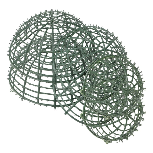 Luxshiny 3Ud Soporte De Bola Floral Verde Para Bodas Con Marco Resistente Y Sofisticado